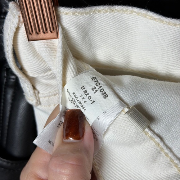 Etica White Flare & Wide Leg Jeans - Picture 7 of 7